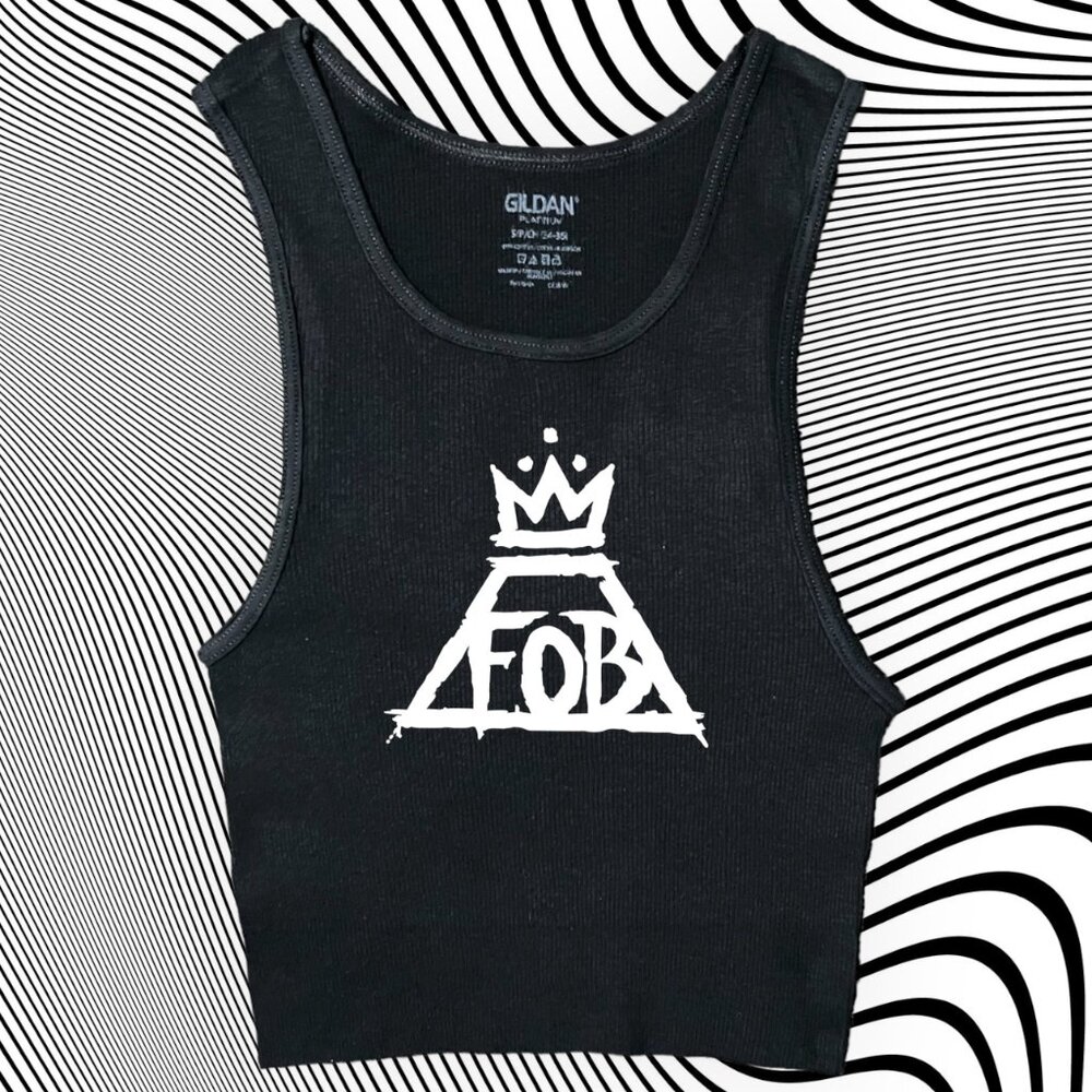 Fall Out Boy Unisex Cropped Tank